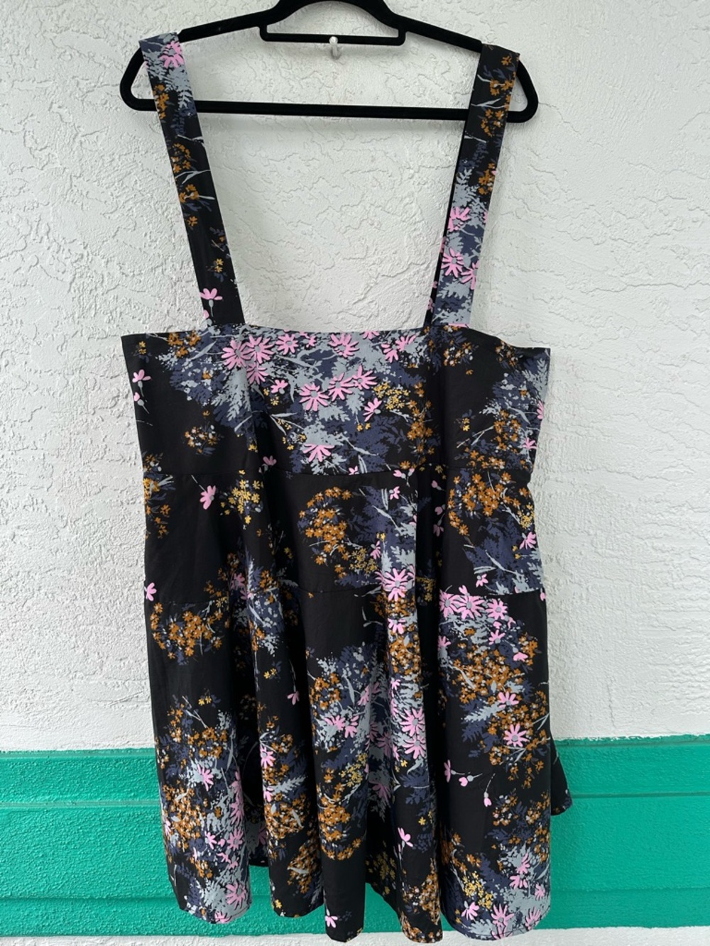 Free People Let The Sunshine In Print Cotton Pockets Dress Floral XL - Picture 3 of 14